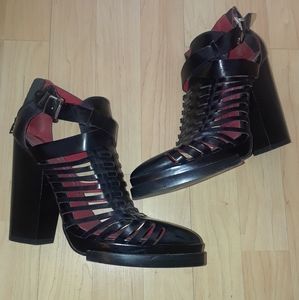 JEFFREY CAMPBELL IBIZA Caged Heel Bootie